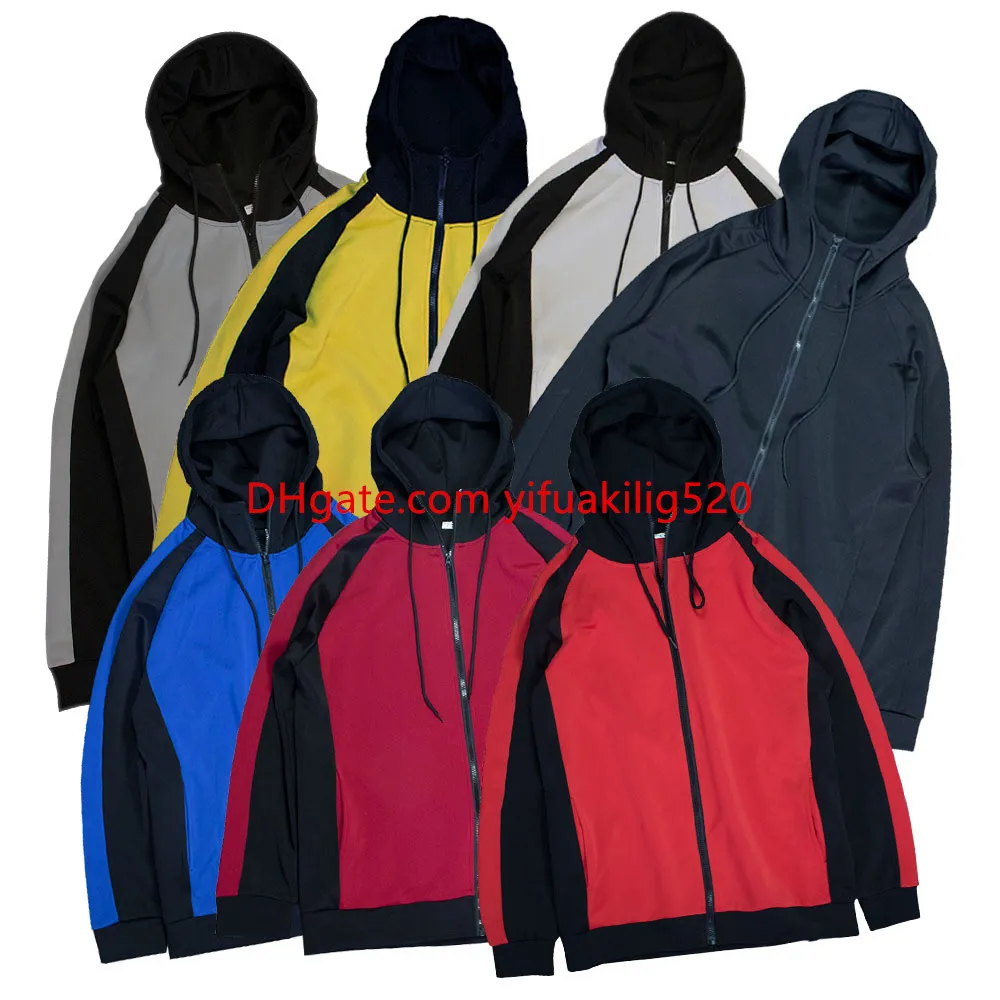 Men's Tracksuits Spring and Autumn 2022 Men's sweater Mens new 100% cotton menss sports hooded zipper NK long sleeve casual coat Size M-2XL