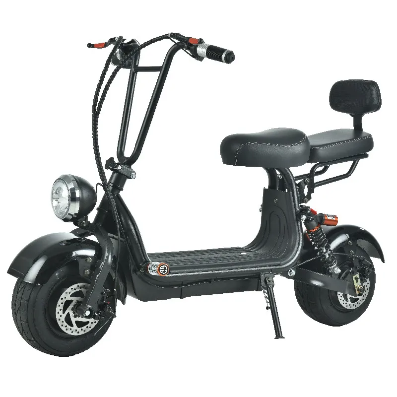 CityCoco Electronics Electric Scooter İki Tekerlekli 48 Volt Pil Araç Yetişkin Seyahat Lityum Elektrikli Bisiklet