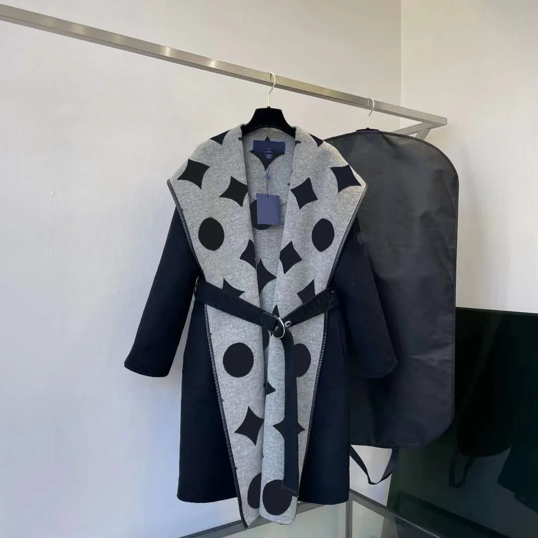 Женская шерсть дизайнерская куртка зимняя мода классические буквы