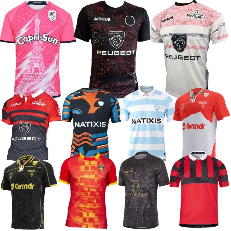 Rugby Jerseys 2022 2024 Biarritz Racing 92 Rugby Jersey 22 24 French Parisunion Bordeaux Begles Home Away Away Pernist Ernest Walon Rozmiar S-5xl Oesu Oesu