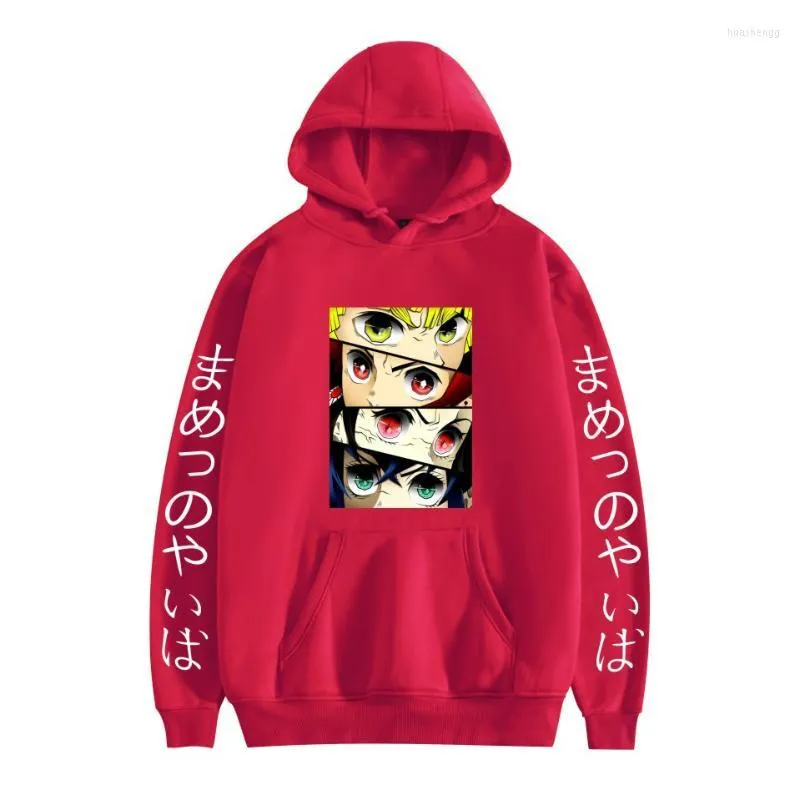 Herrtr￶jor m￤n tr￶jor mode japan anime rolig hiphop m￤n/kvinnor fick￤lskare hoodie fleece varm vinter tr￶ja ￶verdimensionerad