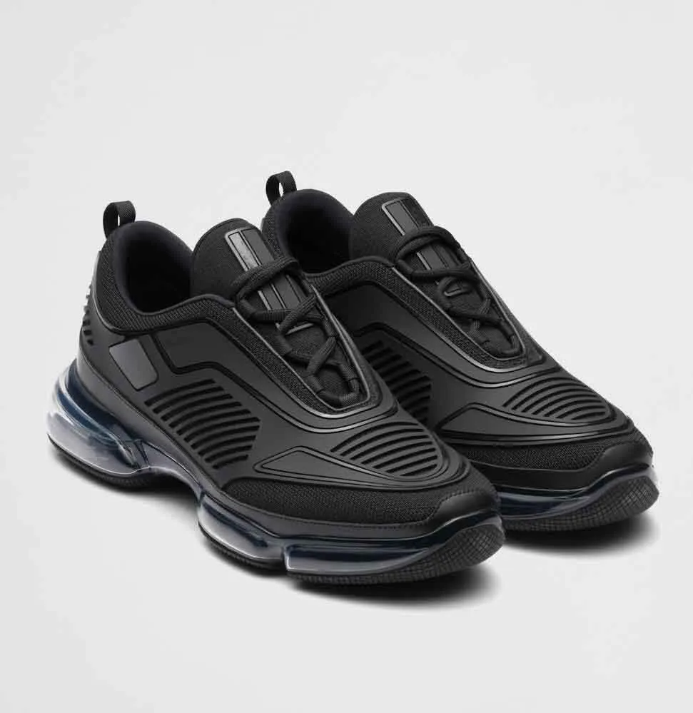 Mens Cloudburst Air Sneakers: Knitted Sports Shoes With Breathable