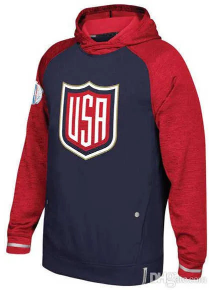 Хоккейные майки Мужские 2016 World Cup Of Hockey WCH Hoodies Team США Чехия Европа Финляндия Северная Америка Россия Швеция Толстовки Джерси Женщины Молодежь