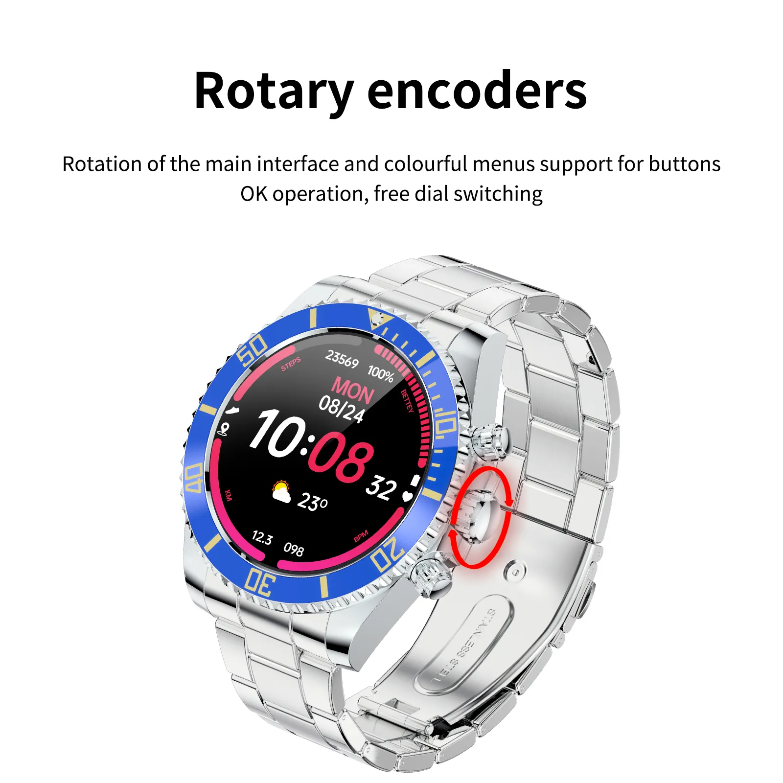 AW12 スマートウォッチ メンズ Bluetooth...を￥4,929 | DHgate