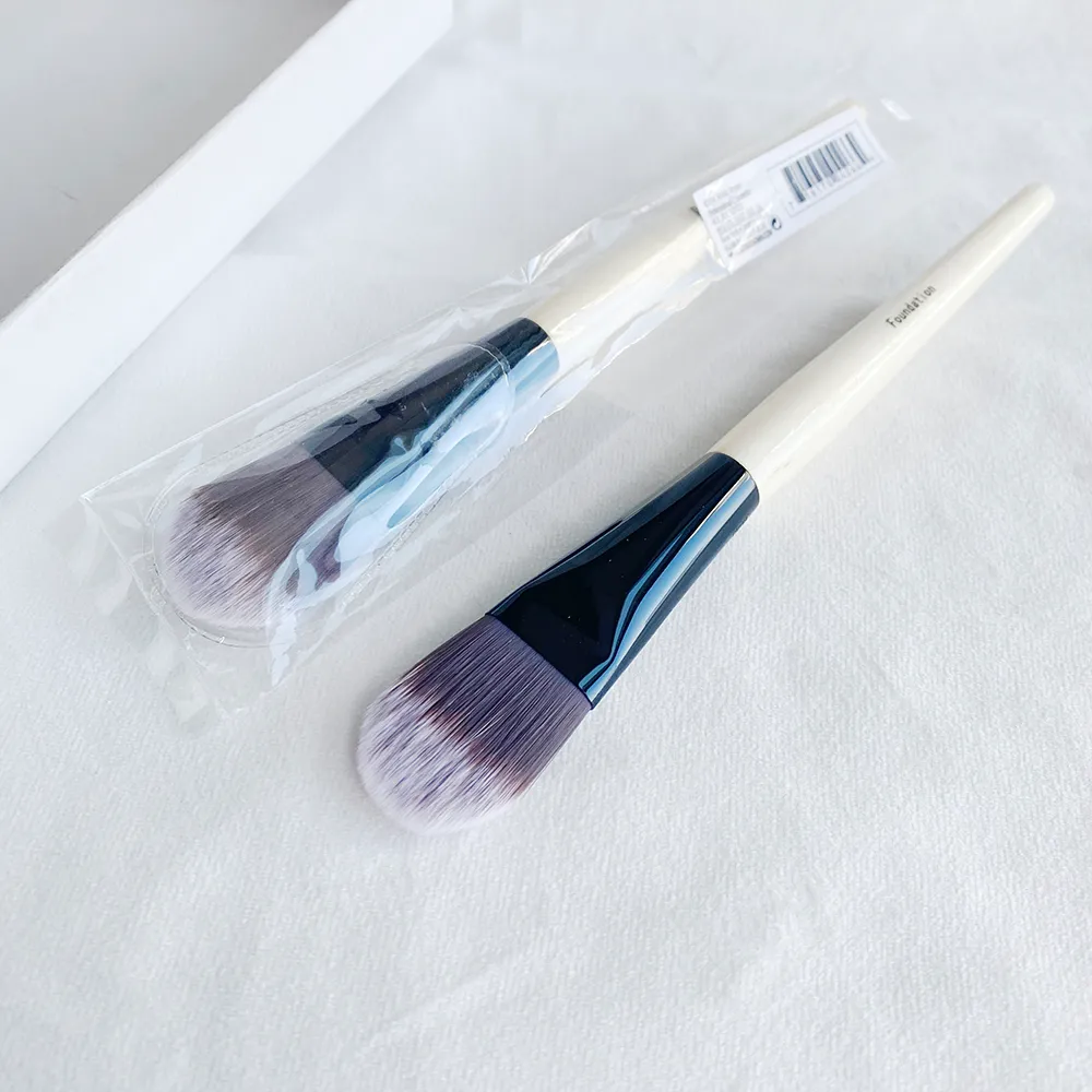 Foundation Makeup Brush- 전문적으로 독창적 인 목재 합성 전문 액체 크림 혼합 화장품 브러시