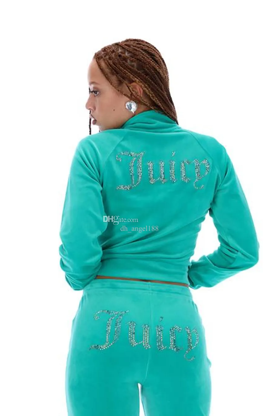 Avancerad design Kvinnors två byxor sammet Juicy Tracksuit Women Juicy Coutoure Set Juicy Coutoure Tracksui Sweatsuits 11