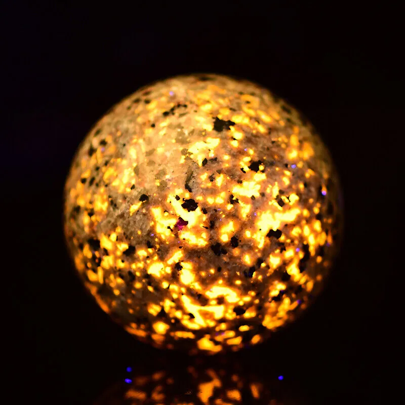 Amazing Yoooperlite Ball Lavalite Sphere Cura Meditação com decoração de suporte