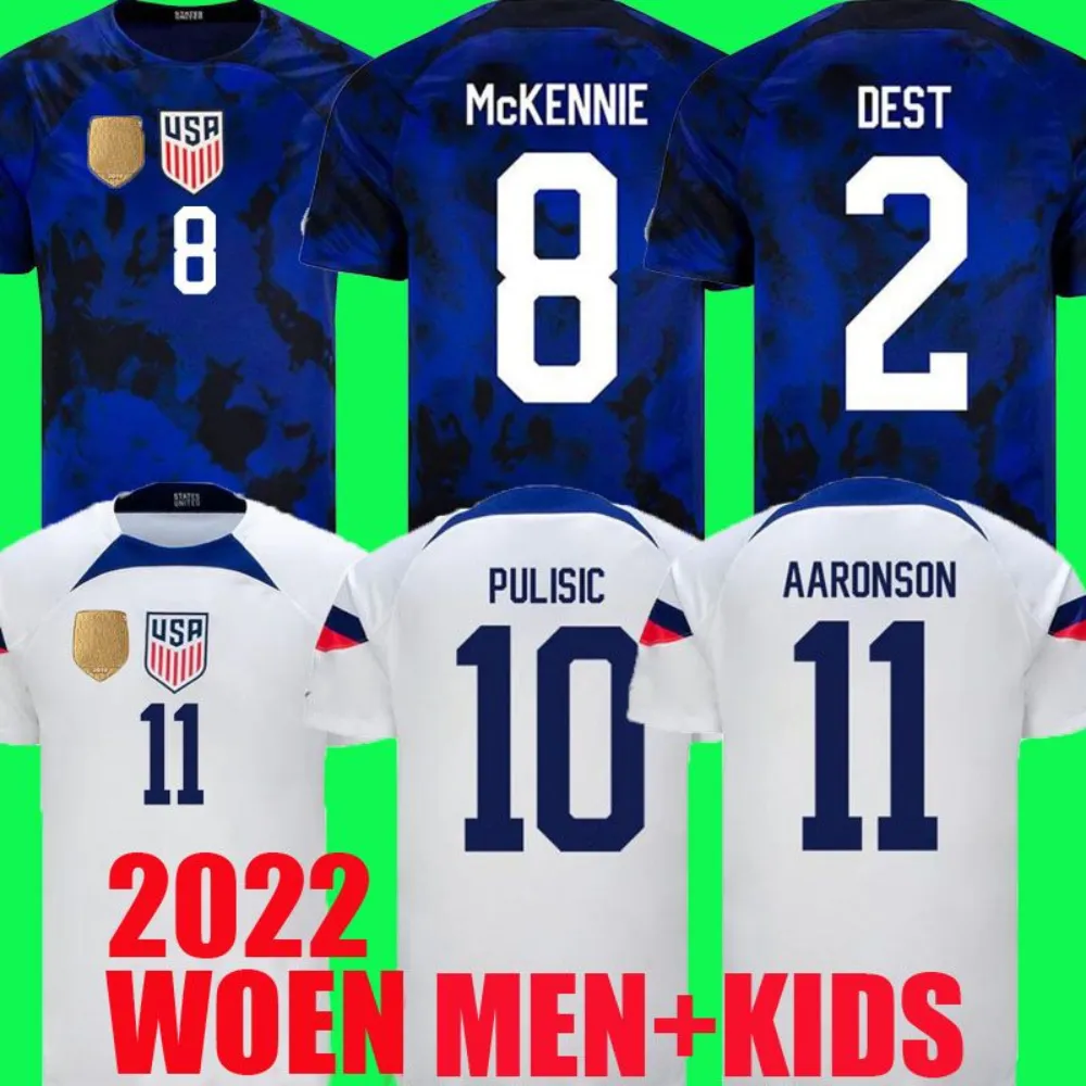 Soccer Jerseys 2022 PULISIC USAS MCKENNIE Soccer Jerseys ERTZ ALTIDORE
