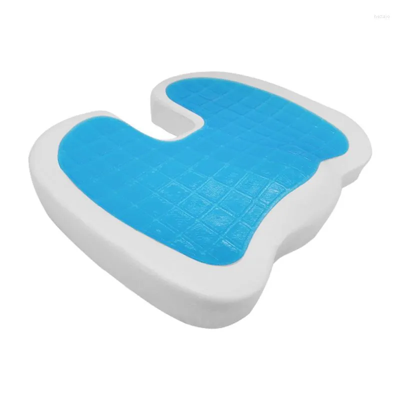 Oreiller Gel rafraîchissant en mousse à mémoire de forme, orthopédique, protection du Coccyx, siège de chaise, libération de la douleur, bureau, voiture