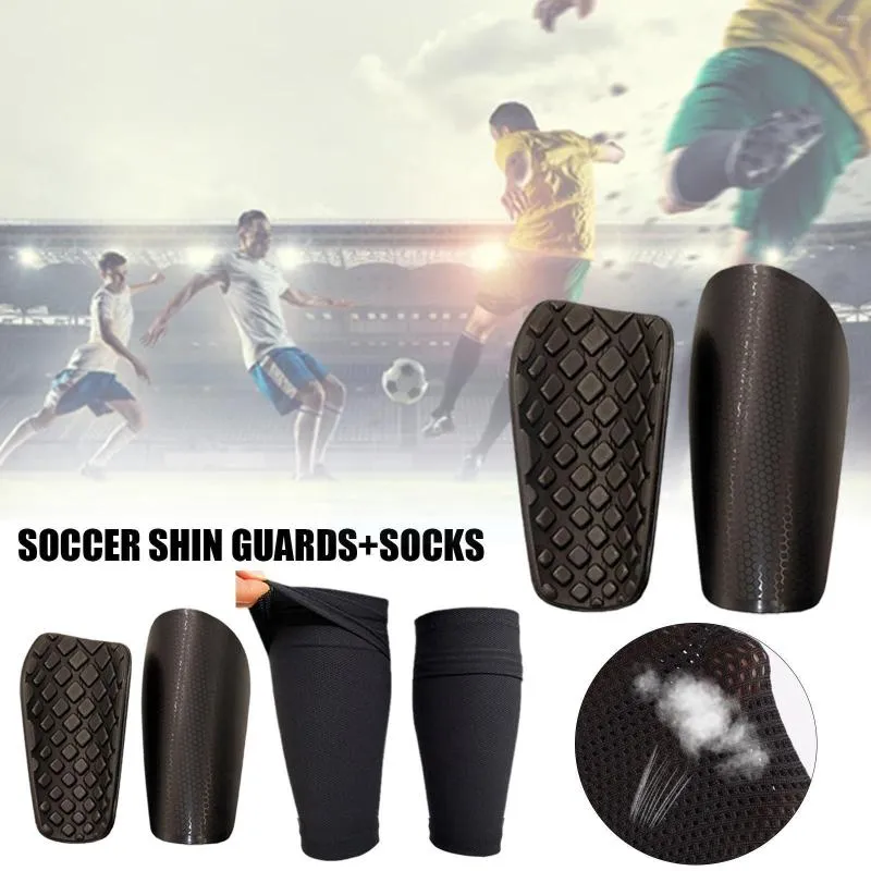 Knee Pads Soccer Shin Guards For Kids/adult Football Legging Shinguards Sleeves Protective Gear 1 Pair Size Xs/s/m/l Ki N7f9