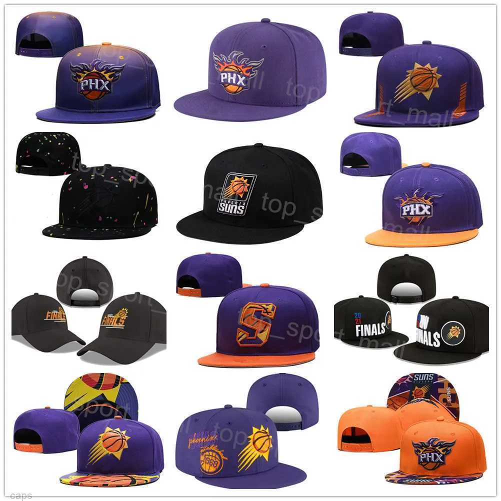 Chris Paul Basketball Hats Knitted Adjustable Snapback Fitted Sports Cap Devin Booker DeAndre Ayton Team Color Black Orange Purple Hip Hop men