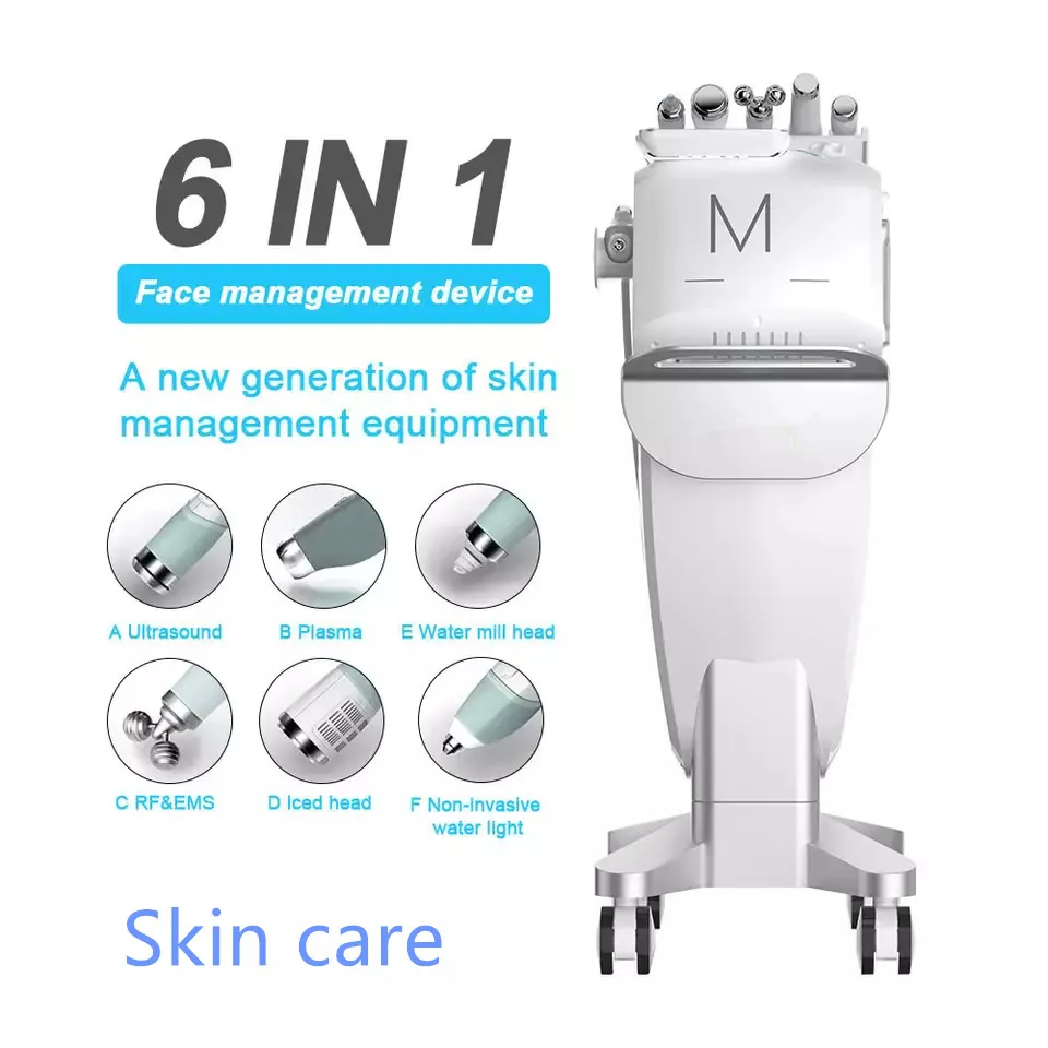 6 in 1フェイシャル管理M6マイクロダーマブレーション酸素ジェット水剥離皮膚療法皮膚療法アクアフェイシャルディープクリーニングしわ除去皮膚の若返り