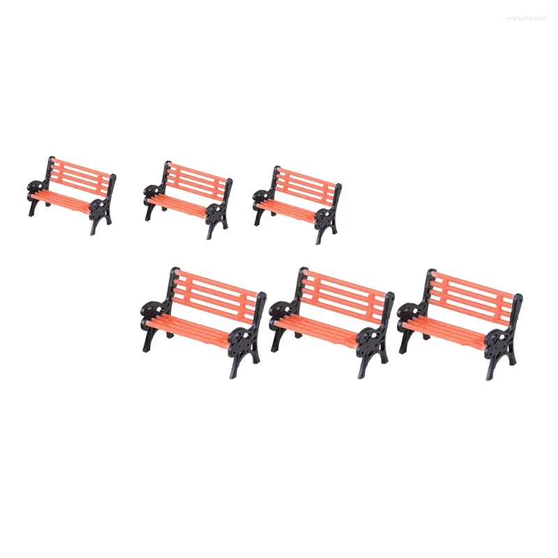 Chaves de cadeira Concessa miniaturas de decoração para decoração de jardim de bancos de varandagem Modelo de plantador de fadas Maniatureminiaturas Suculentas suculentas