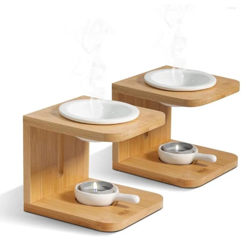 Portacandele Stile nordico Legno battuto Decorazione domestica Porta oli essenziali Artigianato Candeliere Candelabri