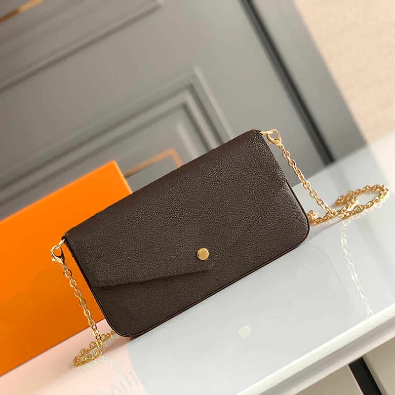 Evening Bags woman Bags Fashion women Shoulder bag Top quality Chain purse Luxury pochette Size 21/11/2 cm 61276