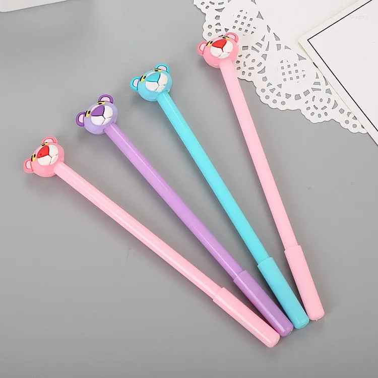 Pcs Three Creative Stereo Bear Neutral Pen Cute Cartoon Student Stationery Office Supplies Water-based Signature