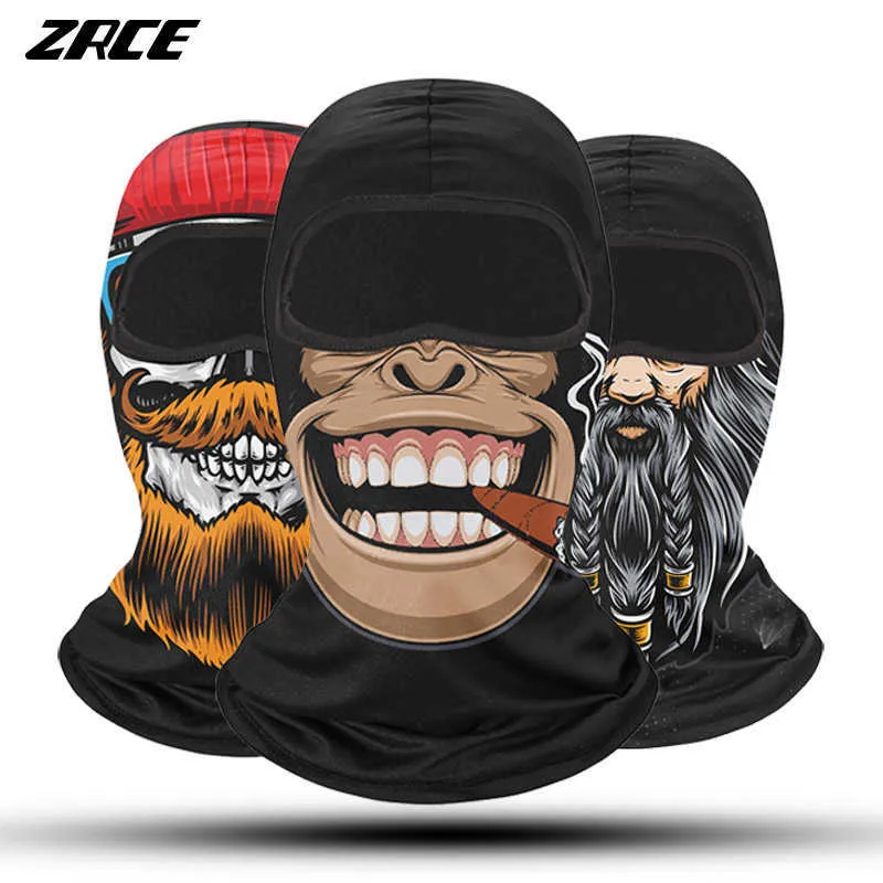 Cycling Caps Masks Army Outdoor Sunsn Balaclava Motorcyc Face Mask Bandana Breathab Cycling Winter Cap Ski Mask Camping Bicyc Headgear L2210146554212