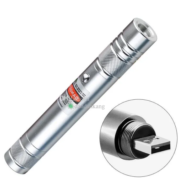USB Rechargeable Laser Pointer Pen With 2000m Bright Beam, Zoom Mini