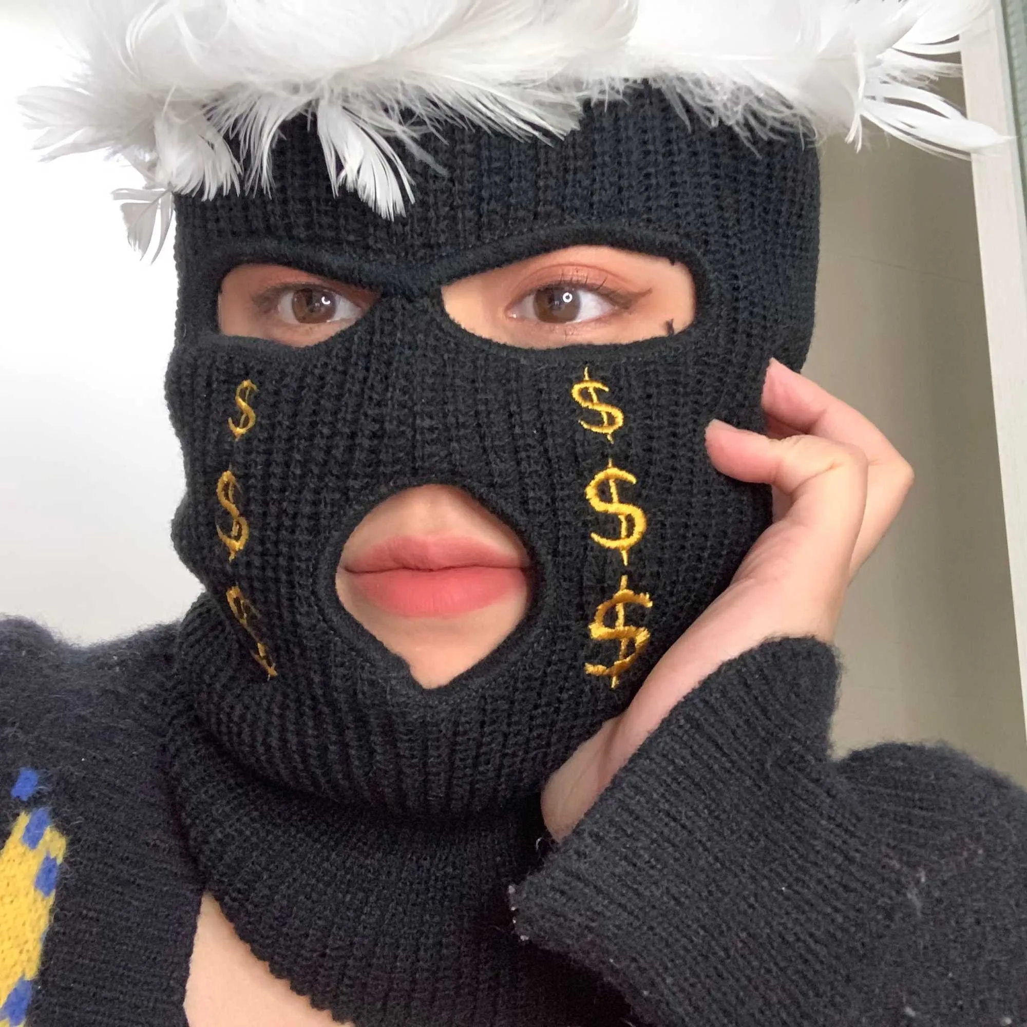 Balaclava de invierno máscara de cara completa para hombres mujeres 