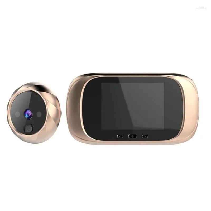 Видео дверные телефоны 2,8 дюйма Wi -Fi Дверной звонок Камера беспроводной с внутренним хранением и безопасностью ночного видения IR светодиод