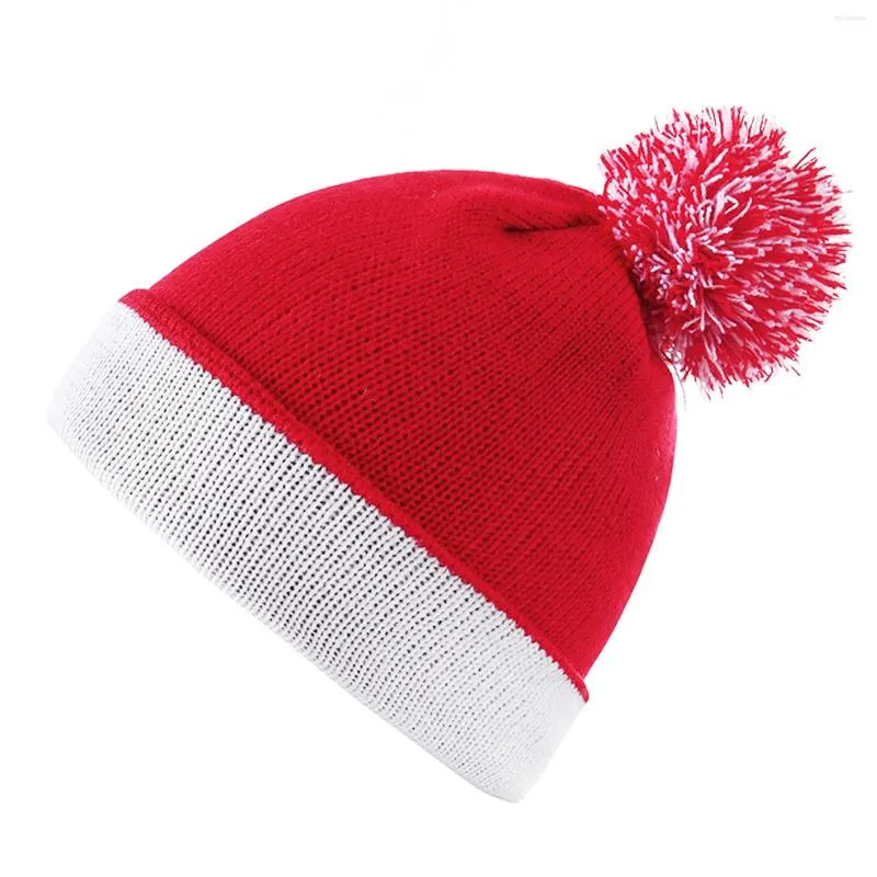 Berets Santa Christmas and Hat Autumn For Girls Winter Children's Boys Sticked Running Hats Men