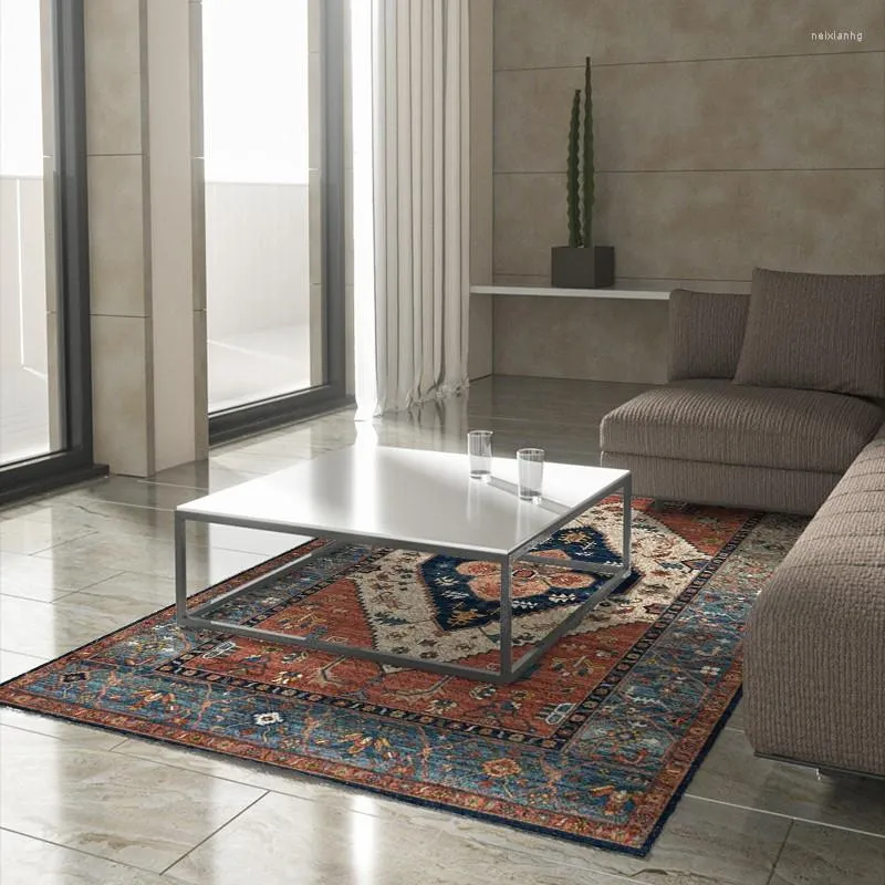 Tapis Bohème Lavable Épaissir Cachemire Tapis Salon Tapis De Sol Personnalisé Pour Cuisine Chambre Balcon Restaurant Anti Slip