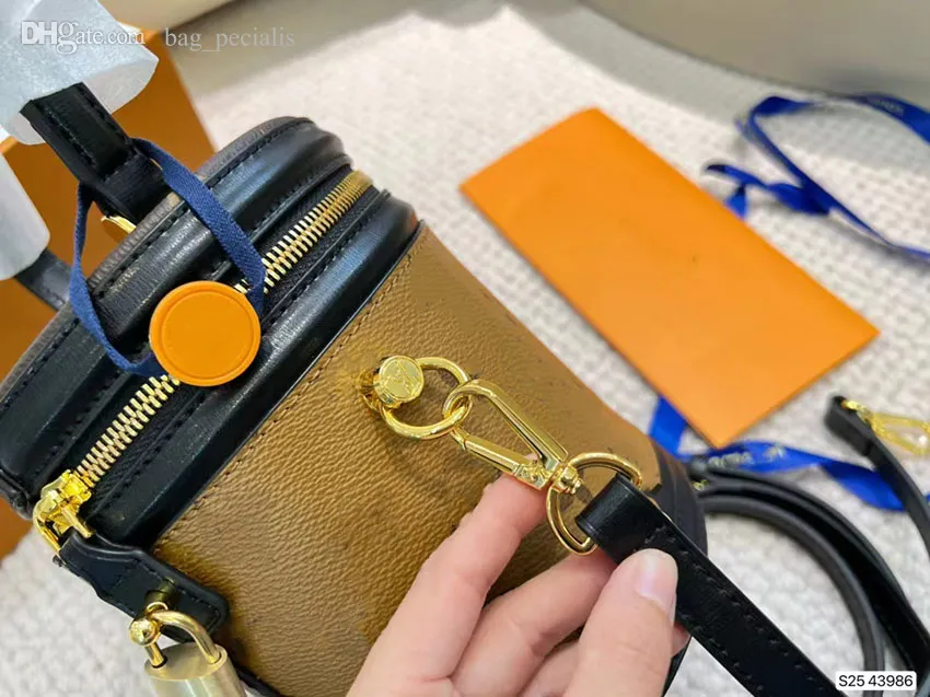 Kvinnors väskor Designer Luxury Leather Classic Presbyopic Handbags Borsess Cannes Petit Noe Modeling Crossbody Bucket Bag Axel Pures