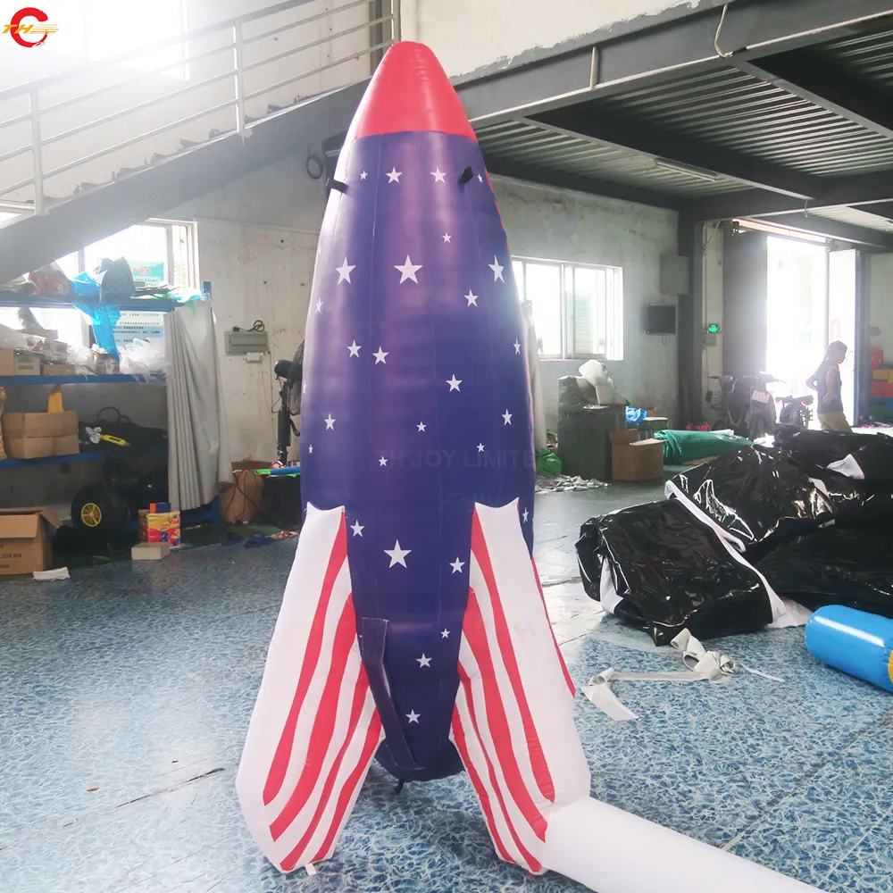 Wholesale Customized Giant Inflatable Airship Space Rocket Launchship