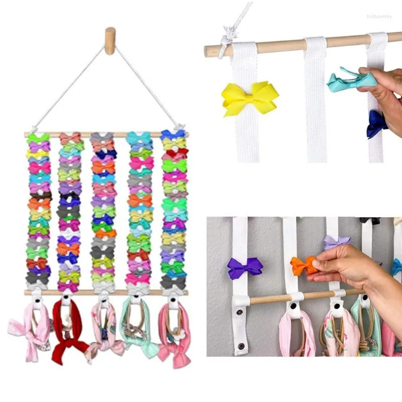 Jewelry Pouches 1 Pc Hair Bow Holder Organizer Headbands Storage Clips Display Accessories Hanging