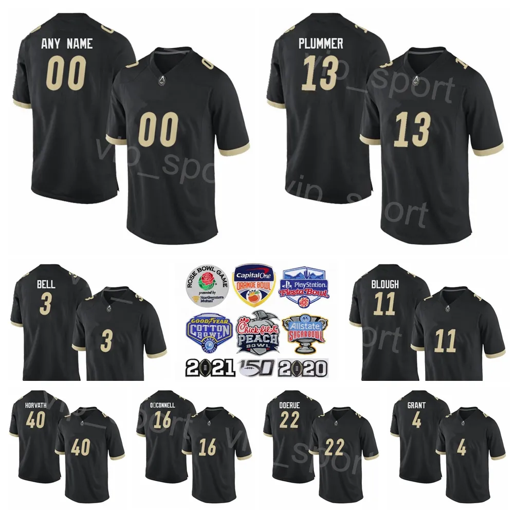 NCAA Purdue University Football 22 King Doerue Jersey College 38 Dylan Downing 40 Zander Horvath 3 David Bell 13 Jack Plummer 16 Aidan O'Connell Tous les sports de couture