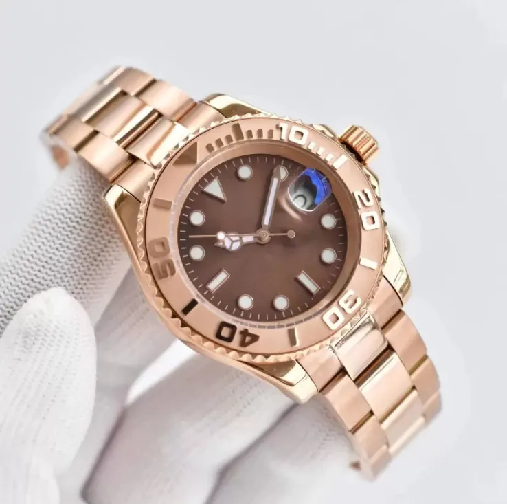 Luksusowe zegarki projektanta AAA 40mm 116610 Czarna tarcza Automatyczne Mechaniczne moda Styl klasyczny Stal nierdzewna Wodoodporne Świecące zegarki na rękę