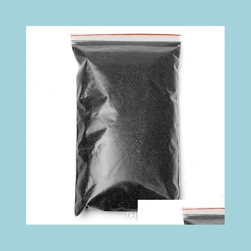 Other Exterior Accessories 170G Pet 0 4Mm Black Glitter Metal Flake Car Bike Paint Additive Decor Drop Delivery 2022 Mobiles Motorcy Dheys