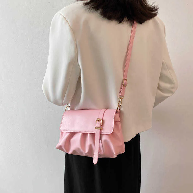 Messenger Bags popular bag female 2022 new messenger summer simple leisure one shoulder armpit