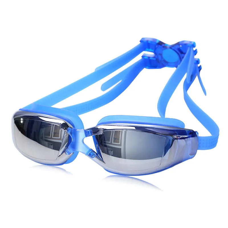 Очки для плавания, мужские и женские противотуманные очки для профессионалов, водонепроницаемые очки для взрослых по рецепту, очки для плавания в бассейне, оптические очки для дайвинга