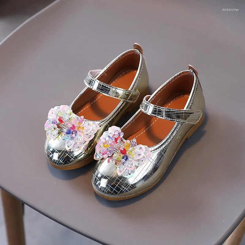 Flache Schuhe Mädchen Prinzessin Mode Niedlichen Bogen Strass Kinder Weiche Sohle Nicht-rutsch Bequem Baby Frühling Herbst G569