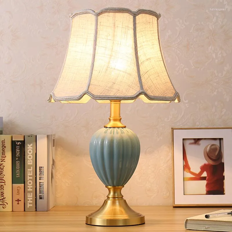 American Table Lamp Creative Ceramic Decoration Table Lights For