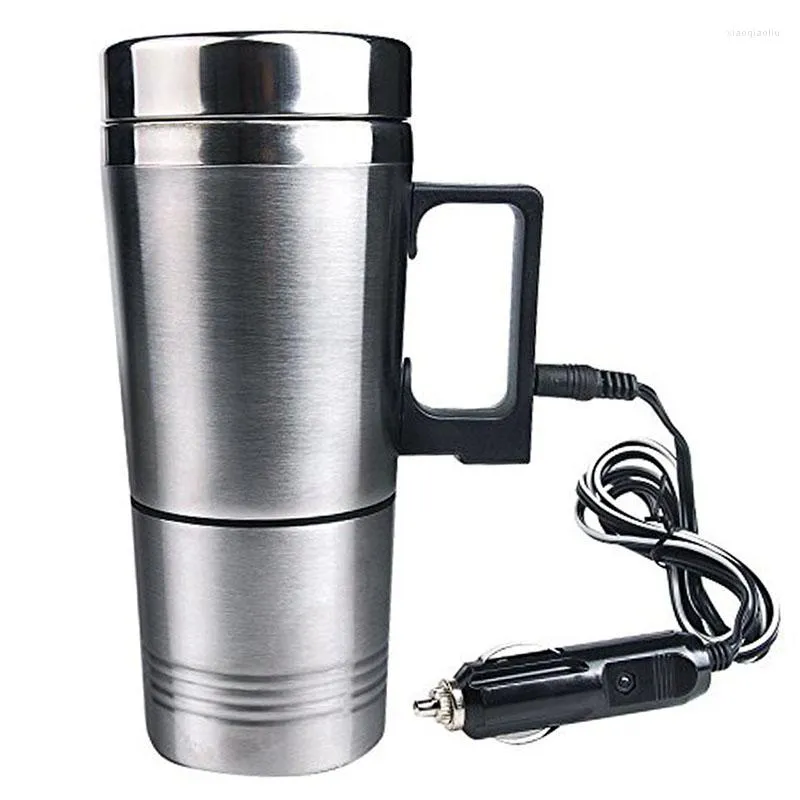 Porte-boissons 2022, tasse chauffe-eau, bouilloire électrique pour voiture, allume-cigare en acier inoxydable, tasse chauffante CSL88