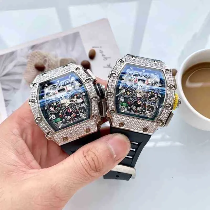 Luxe heren mechanica horloges polshorloge Mantianxing horloge wijntonvormige grote wijzerplaat Casual mode waterdicht automatisch hol Ou