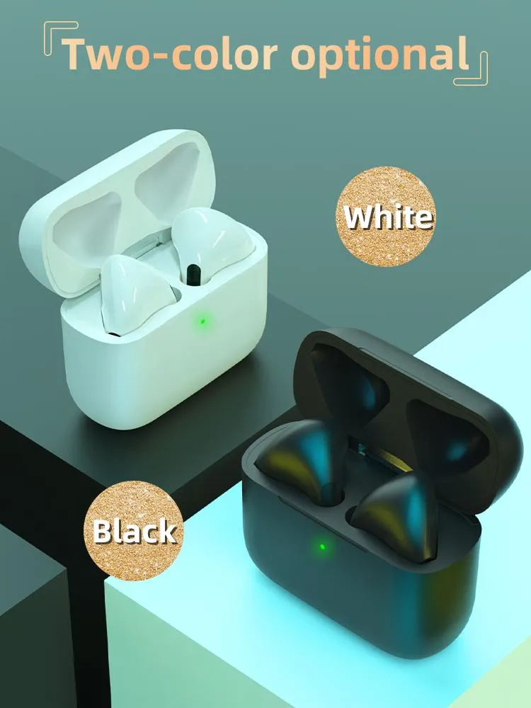 Bluetooth-hoofdtelefoon Patent TWS Oortelefoon Magic Venster Smart touch oortelefoons draadloos opladen Earbuds Type C Oplaadpoort XY-9 Zwarte witte kleuren