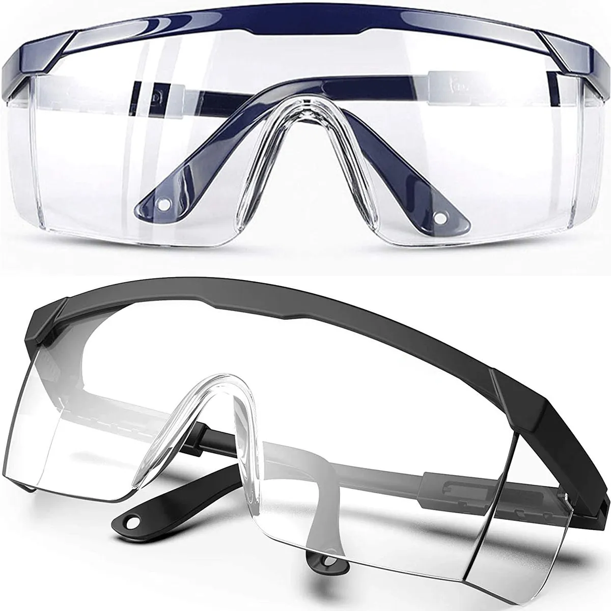 Säkerhetsglasögon Arbetssäkerhetsögonskyddande glasögonglasögon Lab Dammfärg Industriell anti-slask Vinddammsäkra glasögon