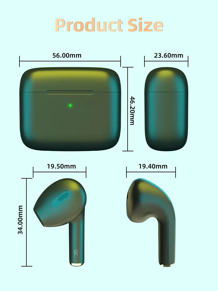 Casque Bluetooth TWS Charge sans fil écouteurs écouteurs fenêtre magique écouteurs tactiles intelligents type C Port de charge XY-9