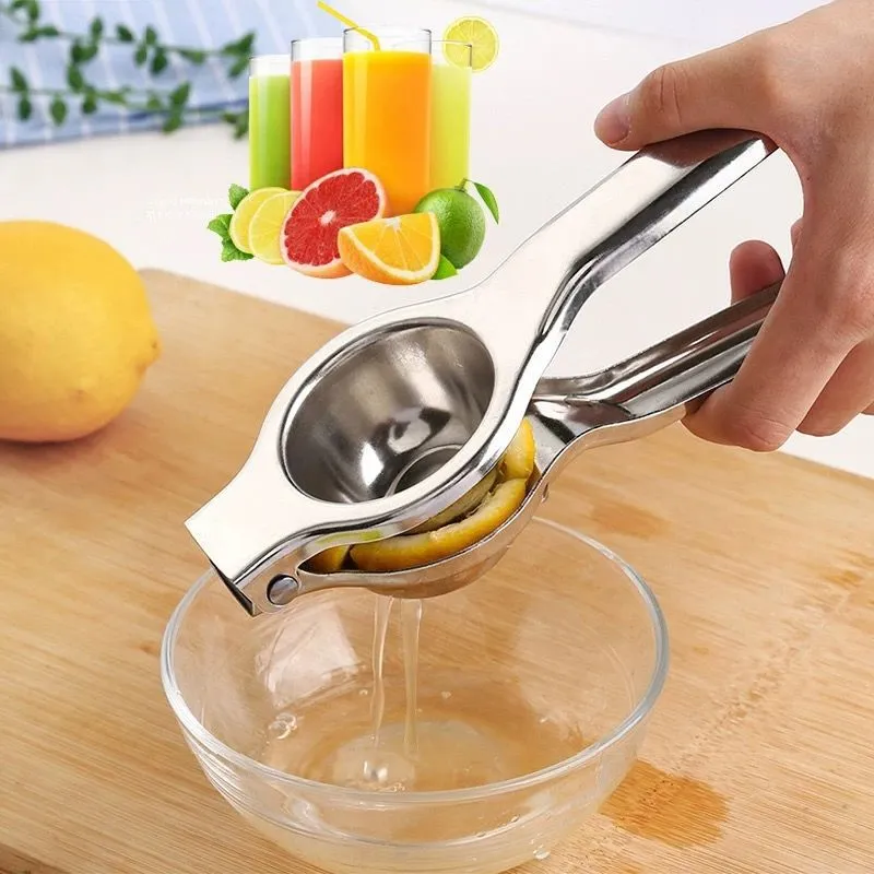 Stainless Steel Lemon Squeezer Heavy Duty Hand Press Juicer for Small Oranges Lemons Lime home Kitchen Vegetable tools