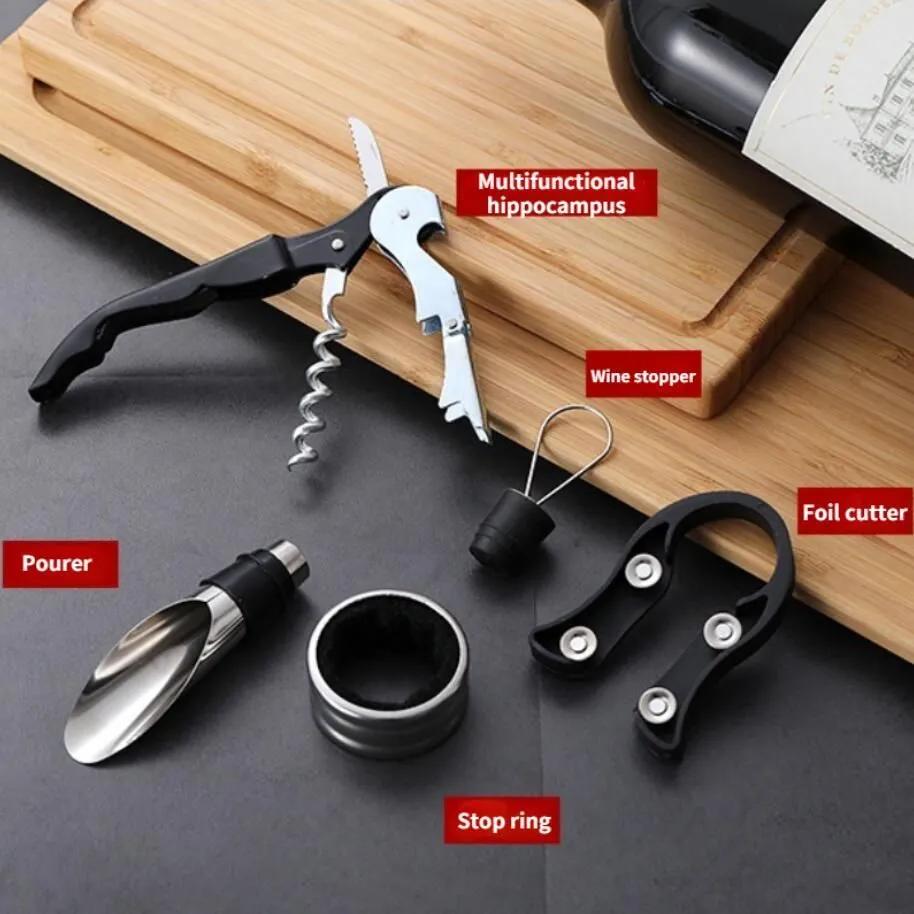 Buy Rabbit Wine Opener Kit, 9 Pieces Accessories Professional Stainless