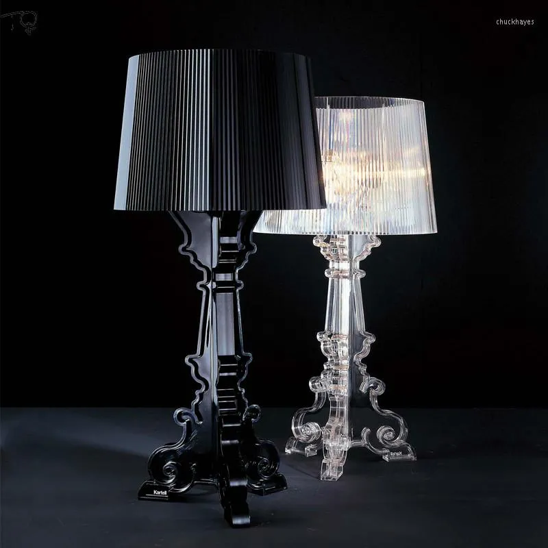 Настольные лампы Акриловая светодиодная лампа, разработанная Италия Простой современный интерьер искусство