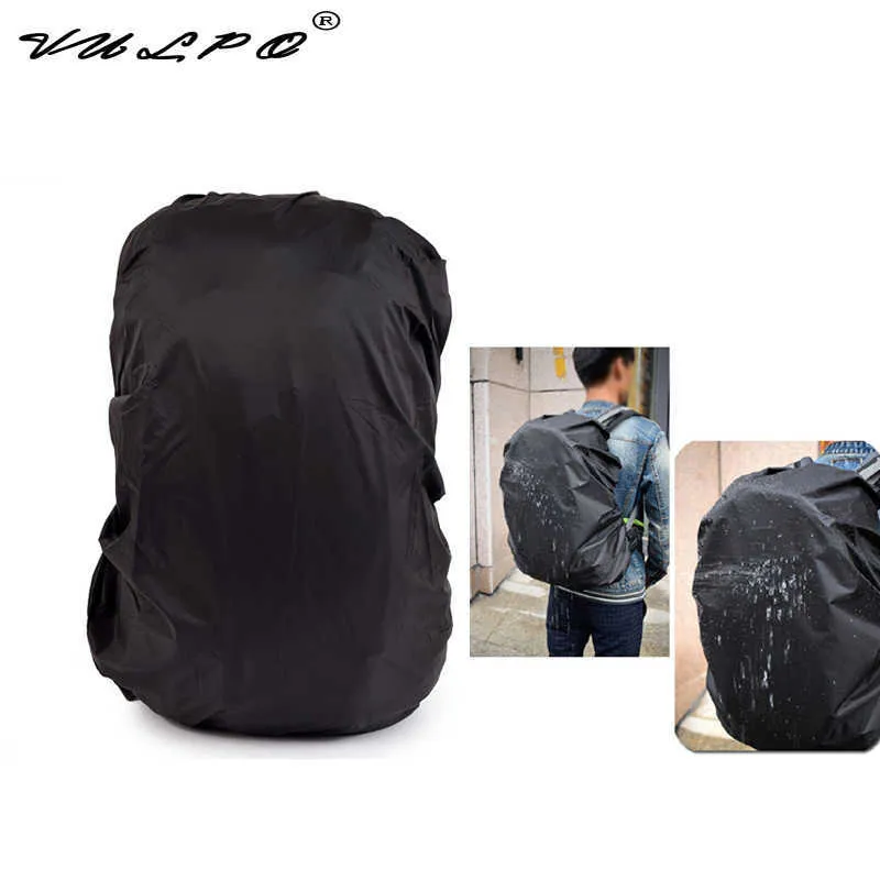 Hiking Bags VULPO Waterproof Rain Cover Backpack Raincoat Suit For 18-25L Hiking Outdoor Bag Travel Case Rain Covers L221014