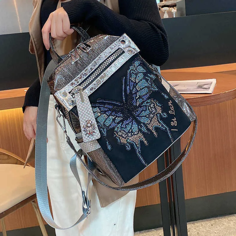 Lüks marka kadınlar yüksek kaliteli deri omuz çanta moda genç kız okul çantaları gündelik tasarımcı günlük sırt çantası