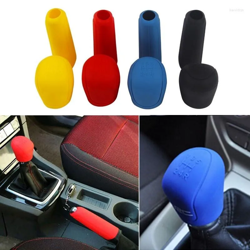 Interior Accessories Car Gear Hand Shift Knob Cover Handle FOR Almera X-Trail Juke Solaris Tucson Sonata Elantra