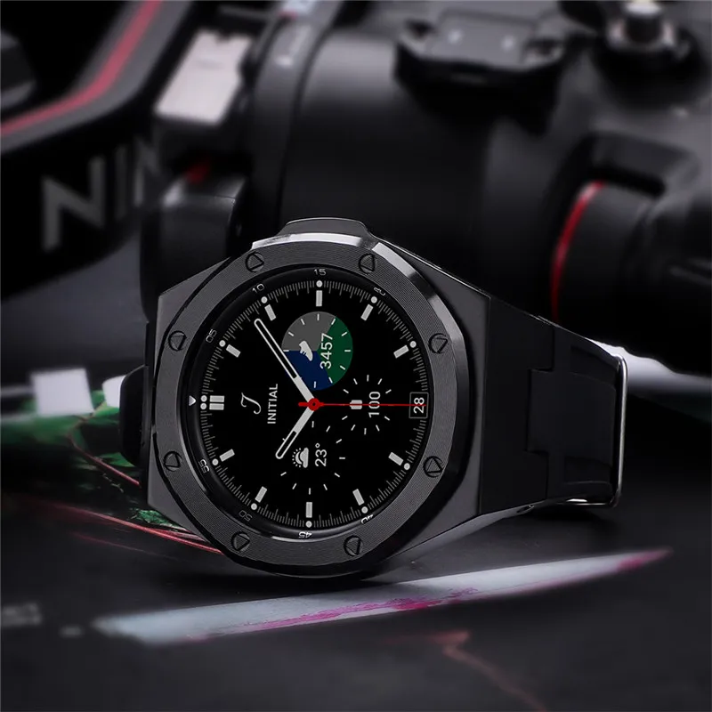 Premium Aluminum Alloy AP MOD Kit For Samsung Galaxy Watch 4 Classic 46mm  Protective Case, Band, And A Strap Cover From Kwell1943, $49.62