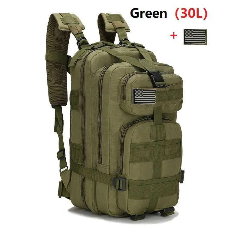 30l backpack sports bag for camping traveling hiking trekking green 30L/50L Large Capacity Mens Hiking Backpack Army... From Us_maryland,  $24.55