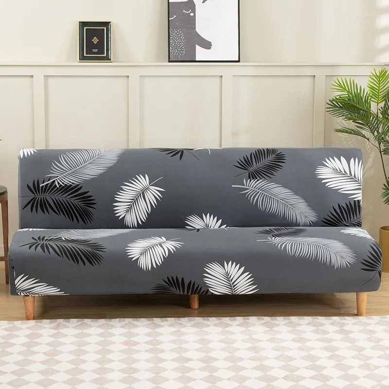 Pokrywa krzesła rozciągająca sofa pokrywka łóżka pełne składane bez ramienia elastyczna futon slipcover drukowana spandex na kanapie meble meble